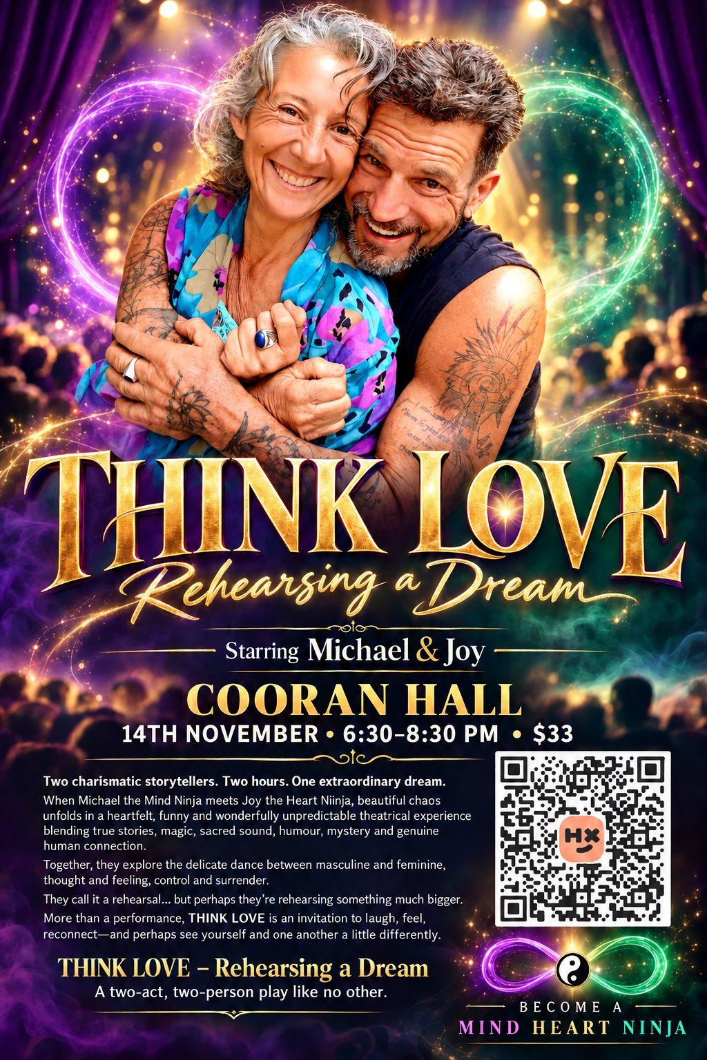 THINK LOVE – Rehearsing a Dream poster – Cooran Hall